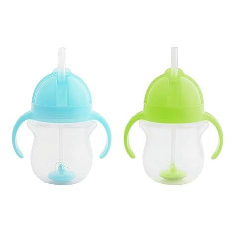 Munchkin Any Angle Weighted Straw Trainer Cup with Click Lock Lid
