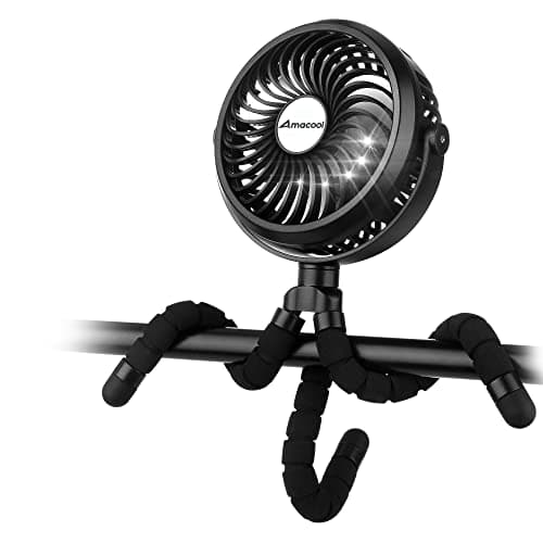 AMACOOL Battery Operated Stroller Fan