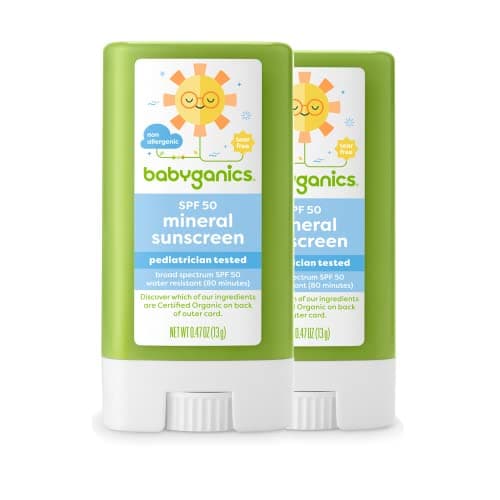 Babyganics SPF 50 Travel Size Baby Sunscreen Stick