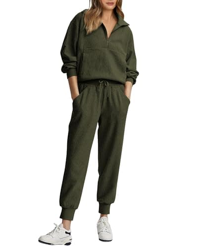 2-piece jogger and pullover set