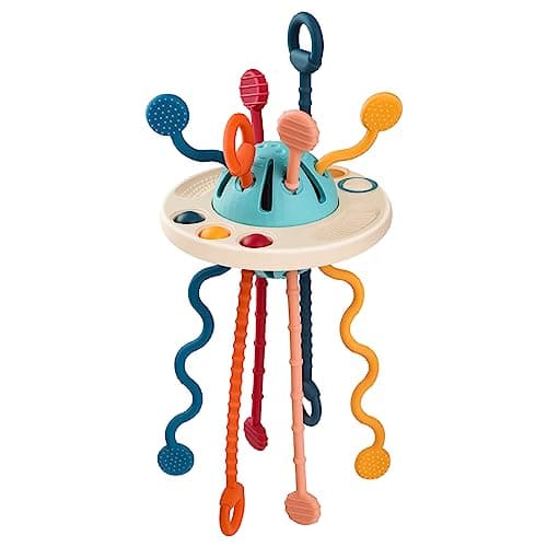 Baby Montessori Toys Travel Pull String