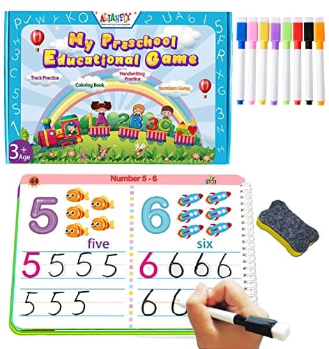 Preschool Learning Activities Educational Workbook