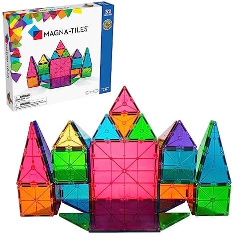 MAGNA-TILES: Classic 32-Piece Magnetic Construction Set