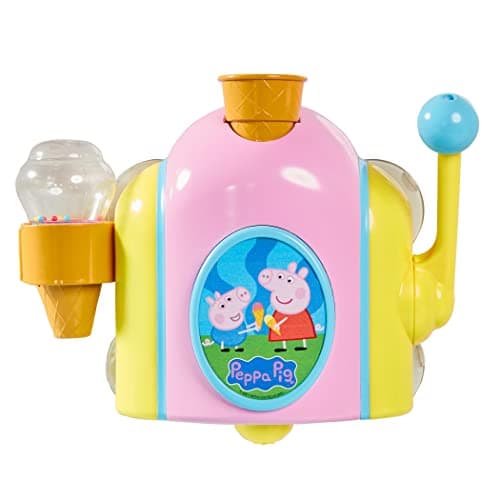 Toomies Peppa Pig Bubble Ice Cream Maker Bath Toy from Tomy Bath Time Peppa Pig Toy with Foam-producing Pump Action