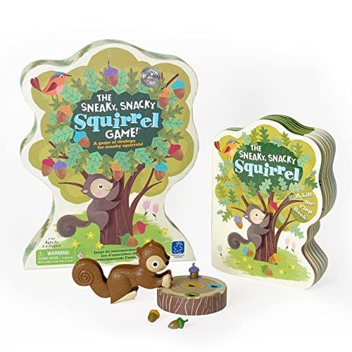 Educational Insights The Sneaky, Snacky Squirrel Game and Board Book for Preschoolers & Toddlers