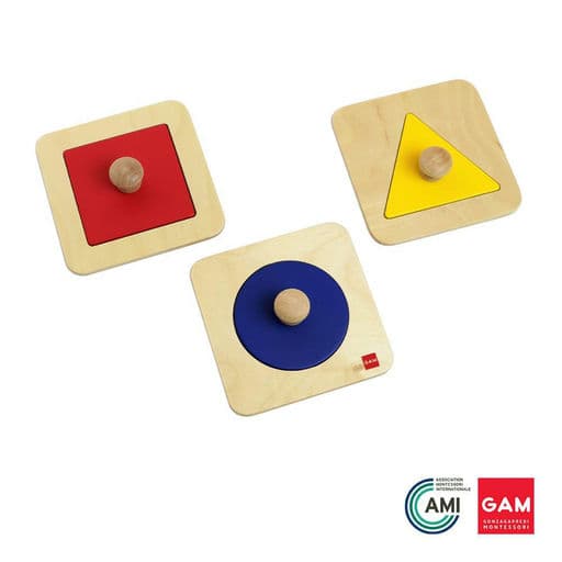 Circle Single Shape Puzzle--Montessori Puzzle