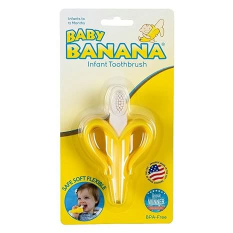 Baby Banana Yellow Banana Infant Toothbrush