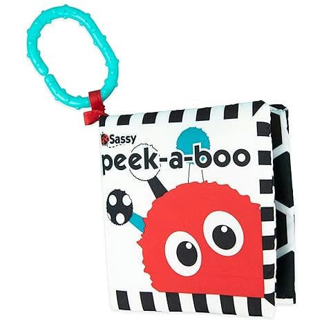 Sassy Peek-A-Boo Book in Black/White
