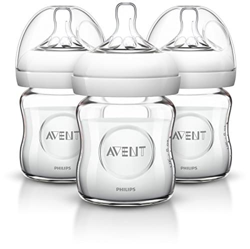 Philips AVENT Natural Glass Bottle, 8 Ounce (Pack of 3)