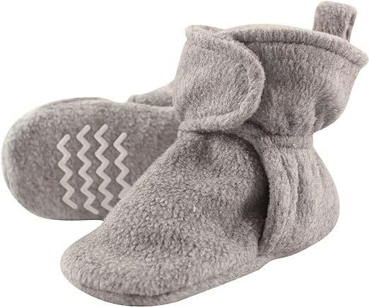 Hudson Baby Unisex-Child Cozy Fleece Booties Slipper Sock