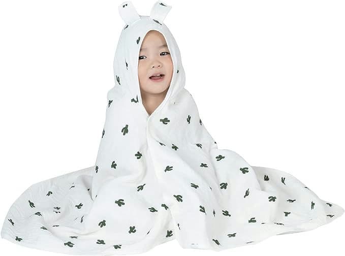 REMASS Hooded Towel Muslin Hooded Towel