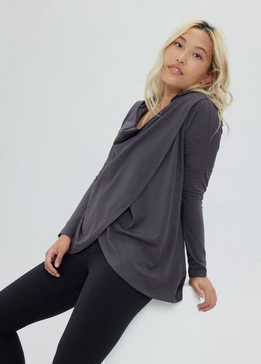 ingrid+isabel Active Wrap Maternity Sweatshirt