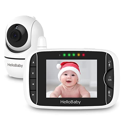 HelloBaby Video Baby Monitor with Remote Camera Pan-Tilt-Zoom