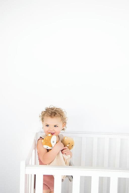 Pearhead Fox Snuggle Baby Blanket, Soft Lovey Blanket for Babies