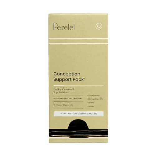 Perelel Conception Multivitamin- Conception Support Pack - Prenatal DHA Omega 3 Vitamins for Women