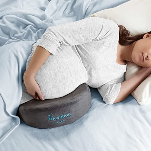 hiccapop Pregnancy Pillow Wedge for Belly Support