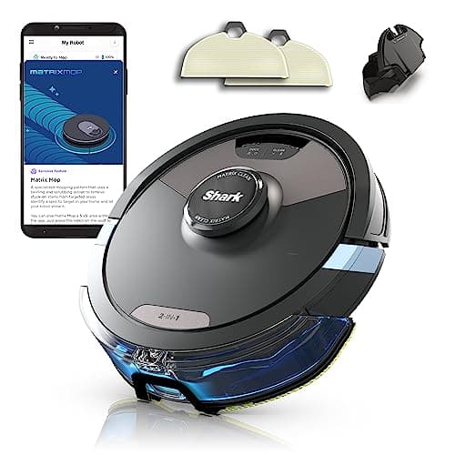 SHARK AI Ultra Robot Vacuum and Mop with Matrix Clean Navigation, CleanEdge Technology, Perfect for Pet Hair, Carpets, Hard Floors, Compatible with Alexa