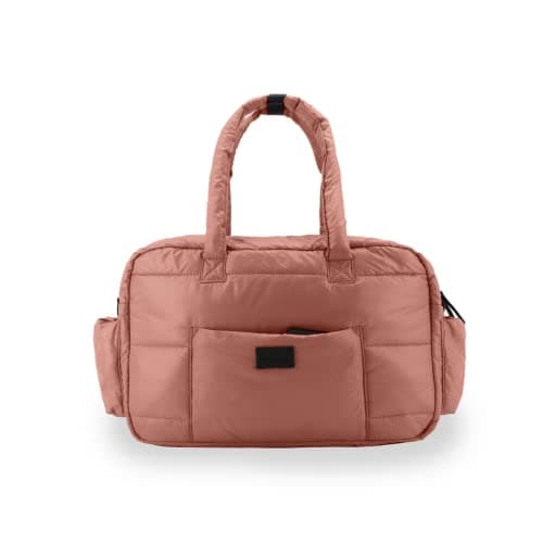 7AM Voyage Diaper Bag - SoHo Satchel Large Waterproof Diaper Bag Tote with Stroller Straps, Multifunctional Gym Bag & Travel Tote Bags with Padded Straps Includes Changing Pads