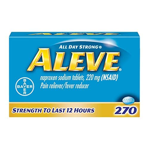 Aleve Caplets, Naproxen Sodium 220 mg (NSAID), Pain Reliever/Fever Reducer