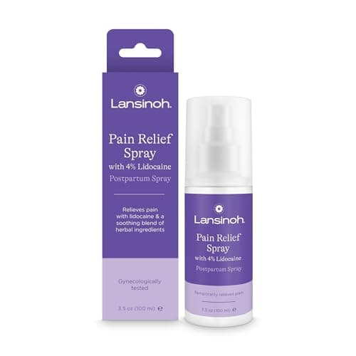 Lansinoh 4% Lidocaine Spray for Postpartum Care
