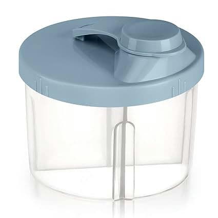 Accmor Baby Formula Dispenser On The Go, Non-Spill Rotating Four-Compartment Formula Container for Travel