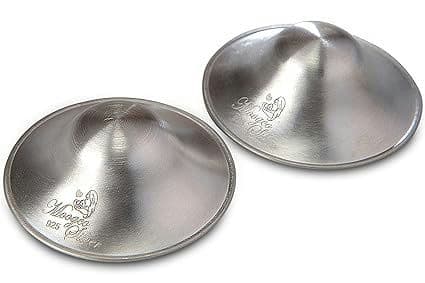 The Original Silver Nursing Cups - Nipple Shields for Nursing Newborn