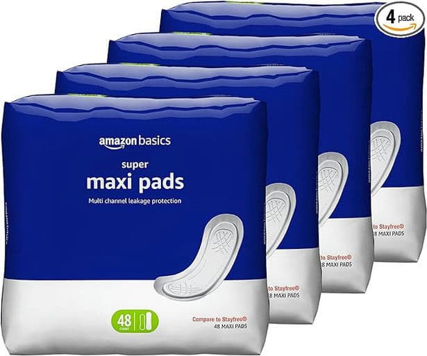 Amazon Basics Thick Maxi Pads