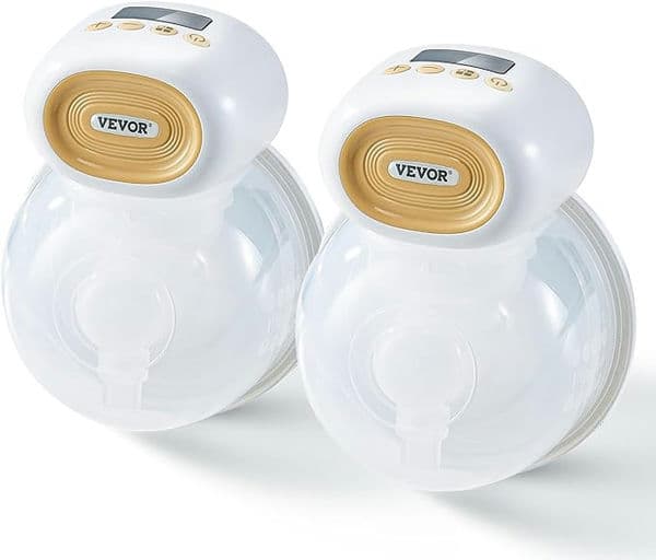 VEVOR Breast Pump, Wearable Electric Breast Pumps Hands Free