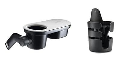 Bugaboo Cup Holder and Bugaboo Snack Tray - Compatible with Fox 2, Fox 3, Cameleon, Cameleon3, Donkey (All Models), Bee 6 Strollers