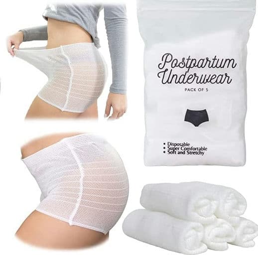 New Mom Gear Disposable Postpartum Mesh Underwear