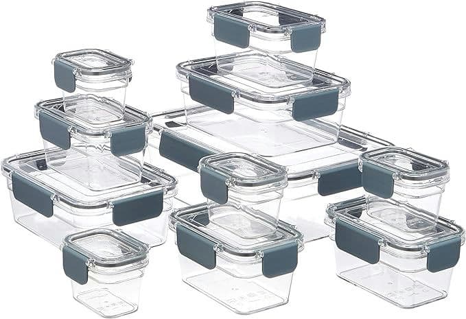 Amazon Basics Tritan 22 Piece Locking Food Storage Container