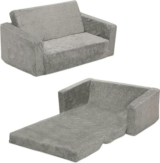 Delta Children Serta Perfect Extra Wide Convertible Sofa to Lounger