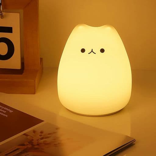 Litake LED Cat Night Light, Battery Powered Kitty Night Light