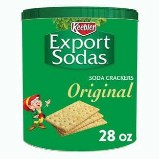 Keebler Export Sodas Crackers, 28 oz (Pack of 4)