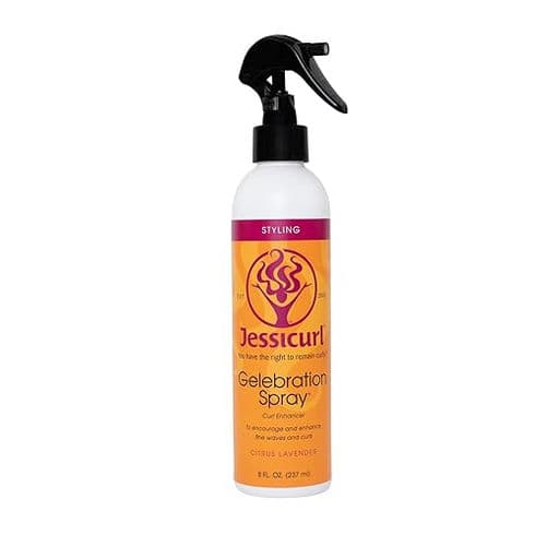 Gelebration Spray Curl Enhancer for Fine Hair with Flaxseed Extract, Curl Styler for Wavy Hair, Curly Hair Products