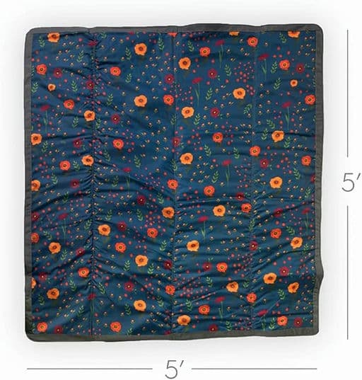 Little Unicorn – Midnight Poppy Indoor/Outdoor Blanket