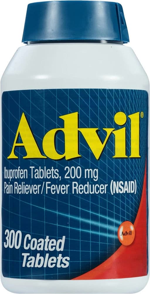Advil Pain Reliever Medicine and Fever Reducer with Ibuprofen 200mg for Headache, Backache, Menstrual Pain and Joint Pain Relief
