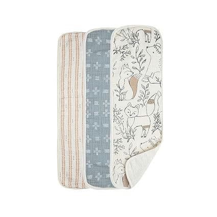 Crane Baby Soft Muslin Burp Cloth