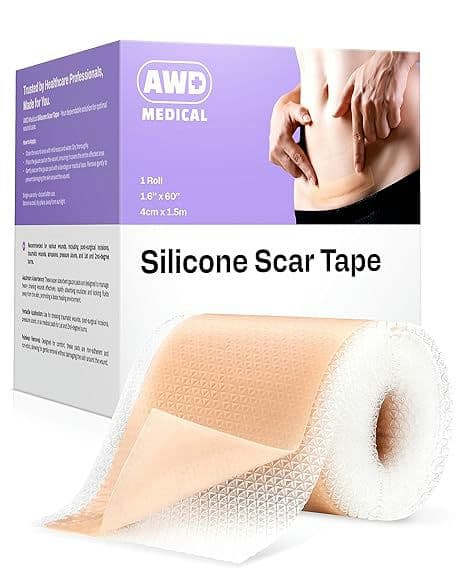 AWD Silicone Scar Sheets for Surgical Scars