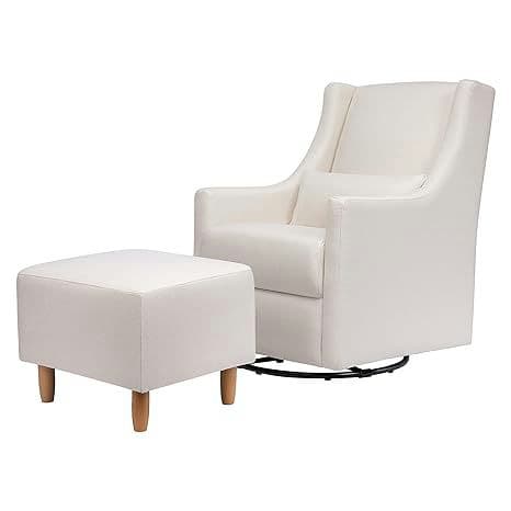 Toco Swivel Glider and Ottoman
