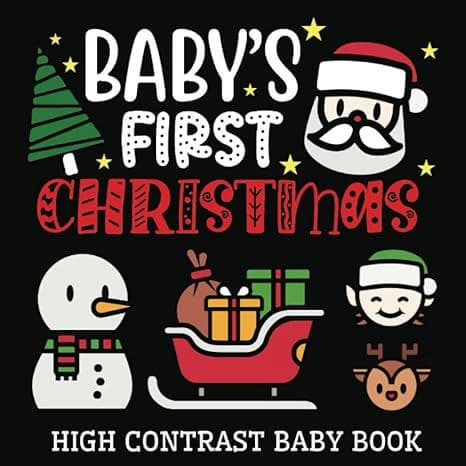 Baby's First Christmas Hight Contrast Baby Book
