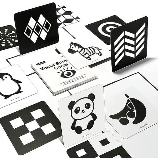 beiens High Contrast Baby Flashcards