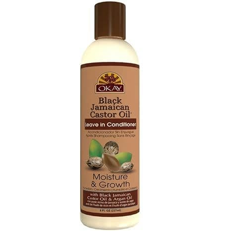 OKAY Black Jamaican Castor Oil Moisture Growth Leave In Conditioner