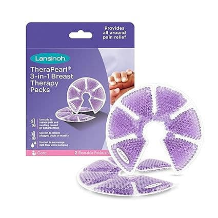 Lansinoh Breast Therapy Packs with Soft Covers, Hot and Cold Breast Pads