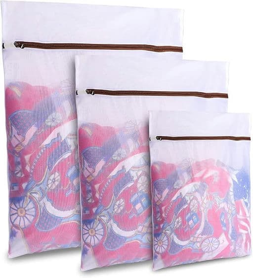 3 PCS Laundry Mesh Bags Delicates Wash Bags