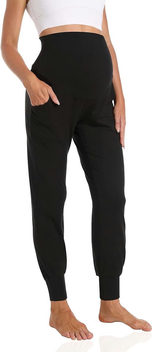 Women's Maternity Pants Stretchy Jogger Sweatpants