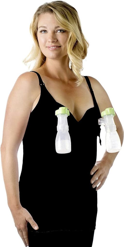 Classic Pump&Nurse All-in-one Nursing Tank with Built in Hands-Free Pumping Bra