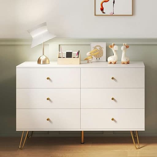 Dresser for Bedroom with 6 Drawer