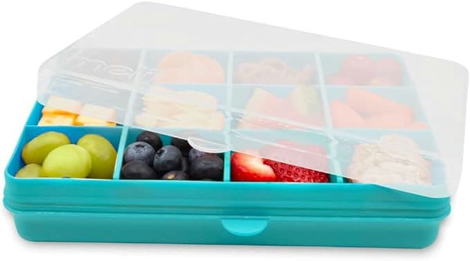 melii Snackle Box – Divided Snack Container, Food Storage for Kids, Removable Dividers