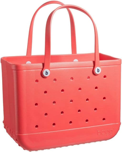 Bogg Bag Coral Me Mine Original Large Tote (Coral)